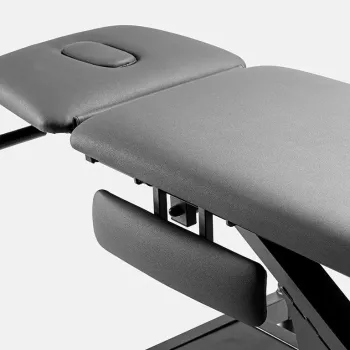 Camilla eléctrica 2 secciones con Brazos plegables BURME GREY