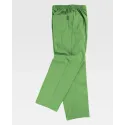Pantalón clínico con elástico en cintura Verde Pistacho (B9300)