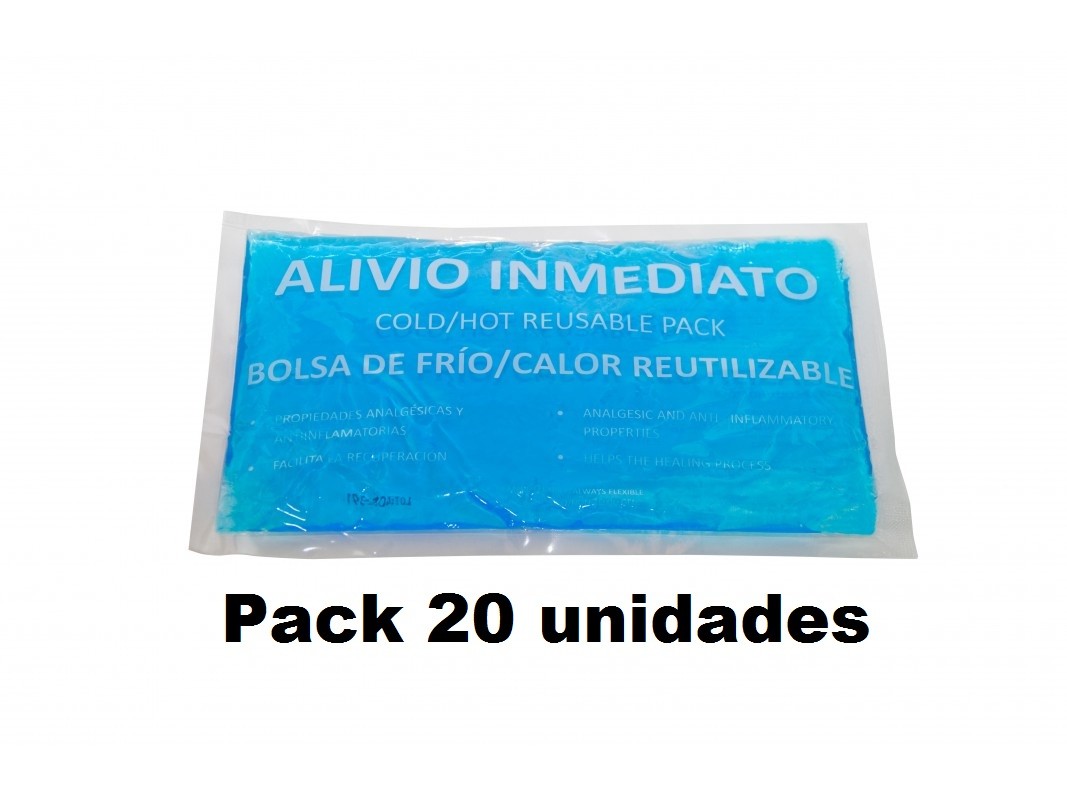 Bolsas de frío/calor reutilizable 26x15 cm C/ 20ud