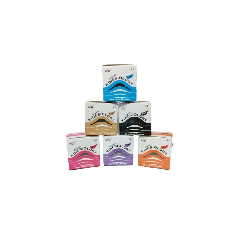 Pack ahorro 6 KINESIOLOGY NASARA ECONOMIC 5 CM X 5M - KINESIOTAPE (KT-XX)