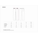 Pantalón clínico con elástico en cintura (B9300)